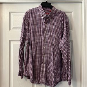 EUC Izod Men’s Long Sleeve Button Down Shirt